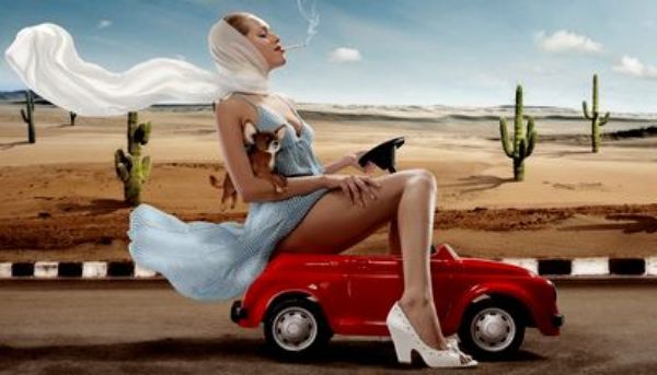 Женщина за рулем! Запомни это, а лучше запиши себе!